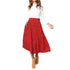 Women Long Skirt High Quality High Waist Floral - menochic